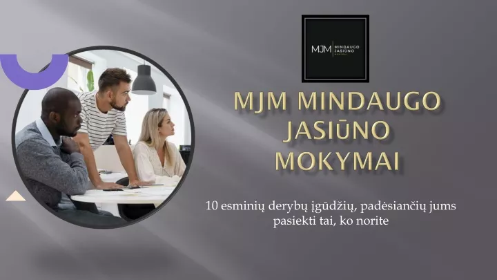 mjm mindaugo jasi no mokymai