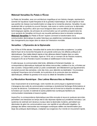 webmail versailles du palais l cran