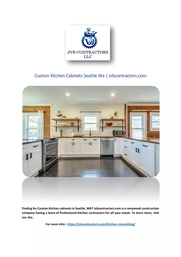 custom kitchen cabinets seattle wa jvbcontractors