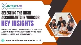 Selecting The Right Accountants In Windsor Key Insights