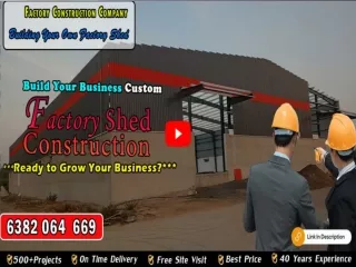 Factory Construction Companies In Madurai
