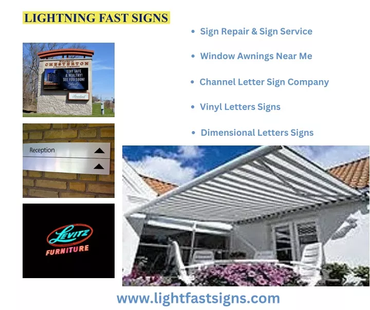 sign repair sign service