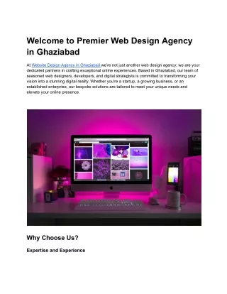 _Web Design Agency in Ghaziabad