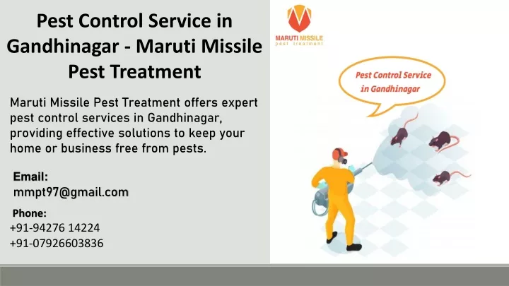 pest control service in gandhinagar maruti