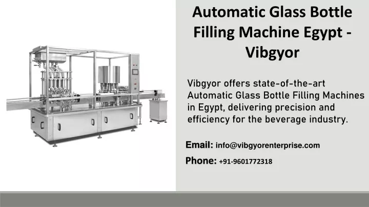 automatic glass bottle filling machine egypt