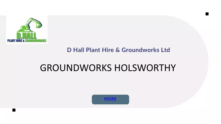 d hall plant hire groundworks ltd