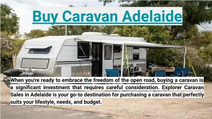 buy caravan adelaide