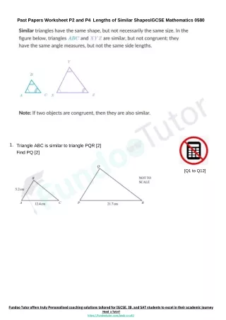 Online IGCSE math tuition