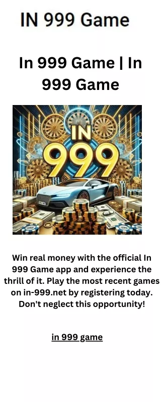 in 999 game in 999 game