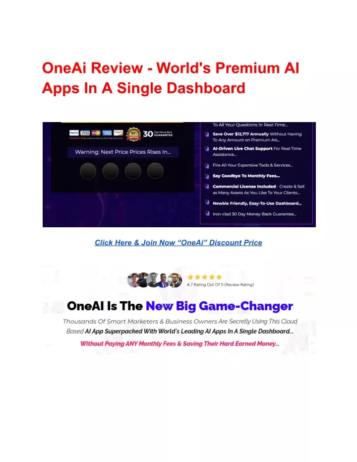 oneai review world s premium ai apps in a single