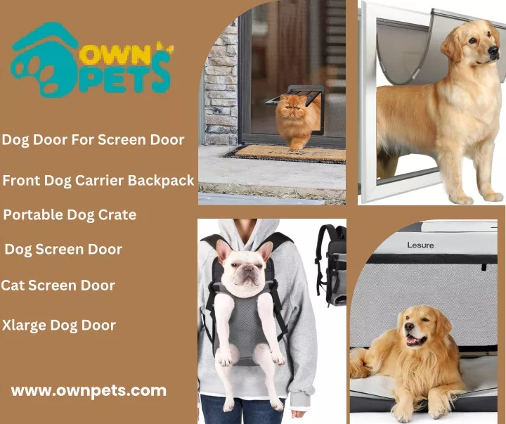 dog door for screen door