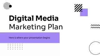 digital media marketing plan