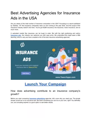 Best Advertising Agencies for Insurance Ads in the USA (1)