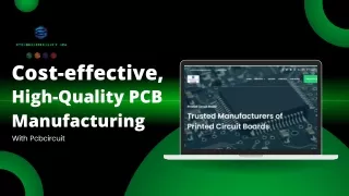 Cost-effective, High-quality PCB Manufacturing with Pcbcircuit