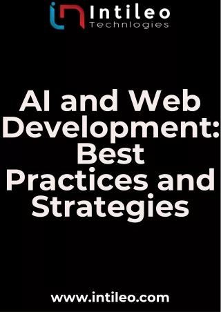AI and Web Development Best Practices and Strategies