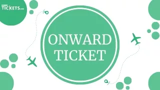 Onward Travel Ticket