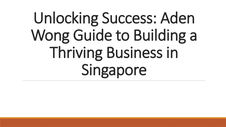 unlocking success aden unlocking success aden