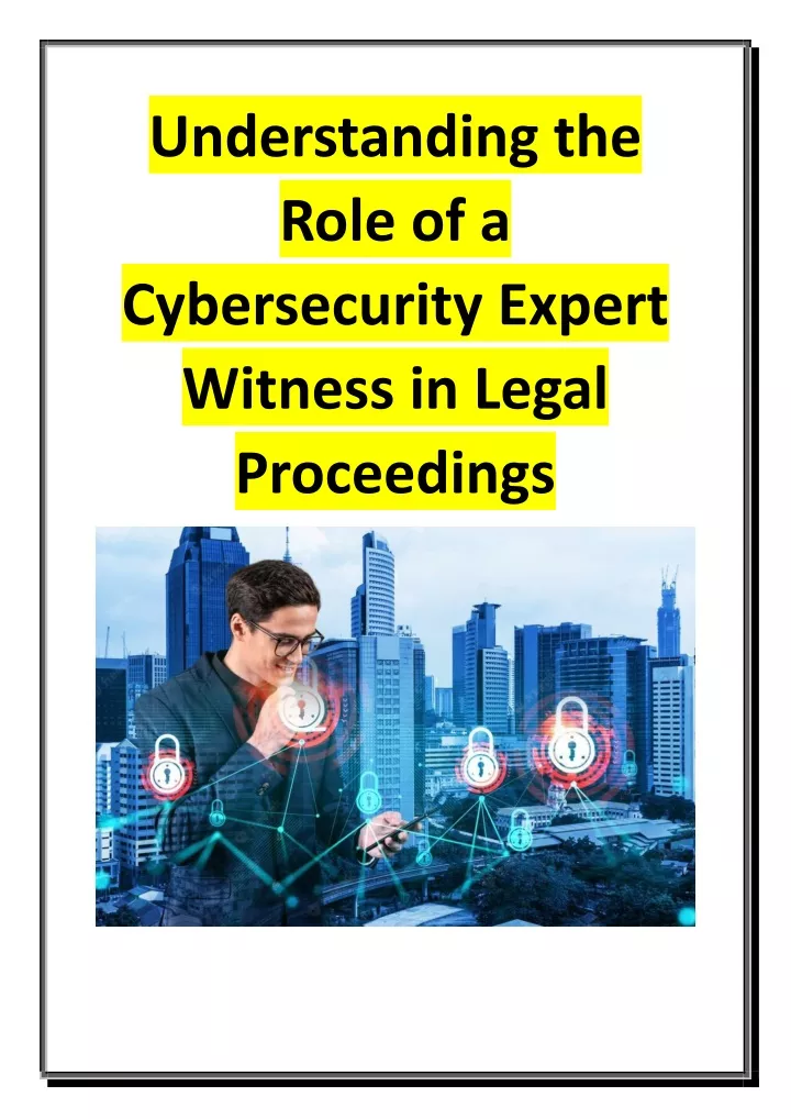 understanding the role of a cybersecurity expert