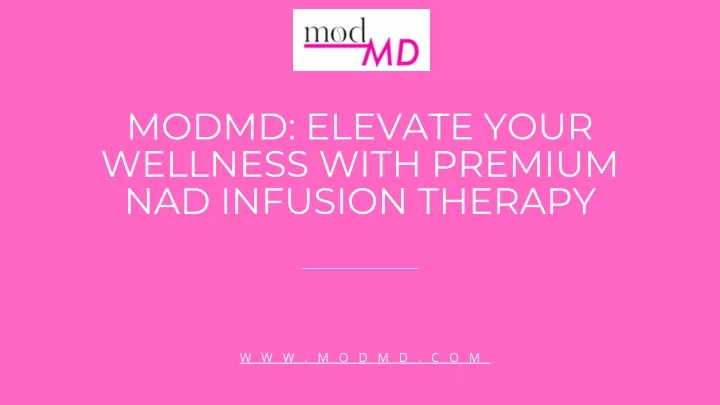 modmd elevate your wellness with premium