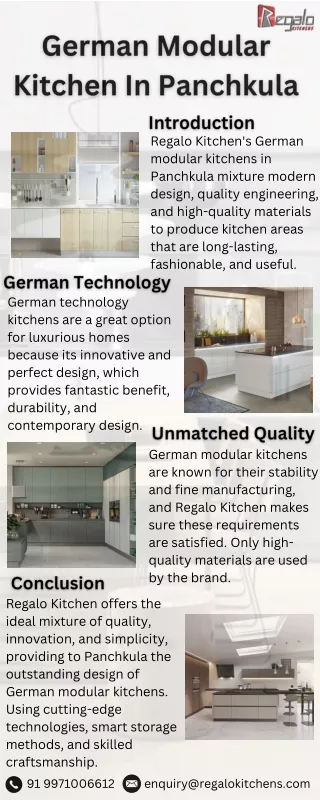 regalo kitchen s german modular kitchens