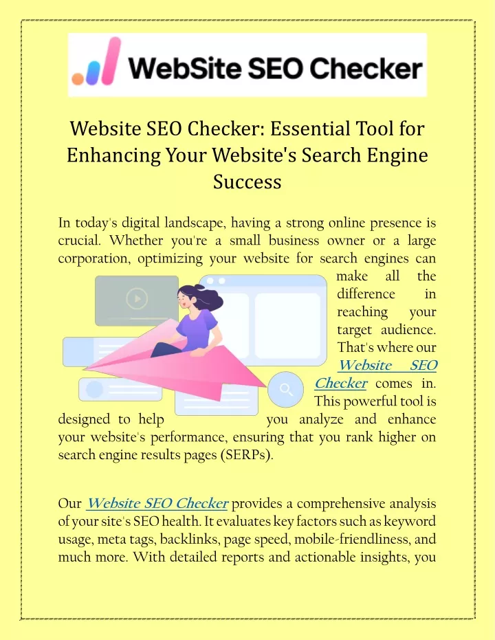 website seo checker essential tool for enhancing