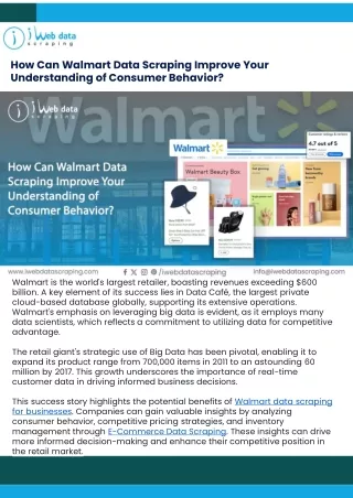 How Can Walmart Data Scraping Improve Your Understanding of Consumer Behavior