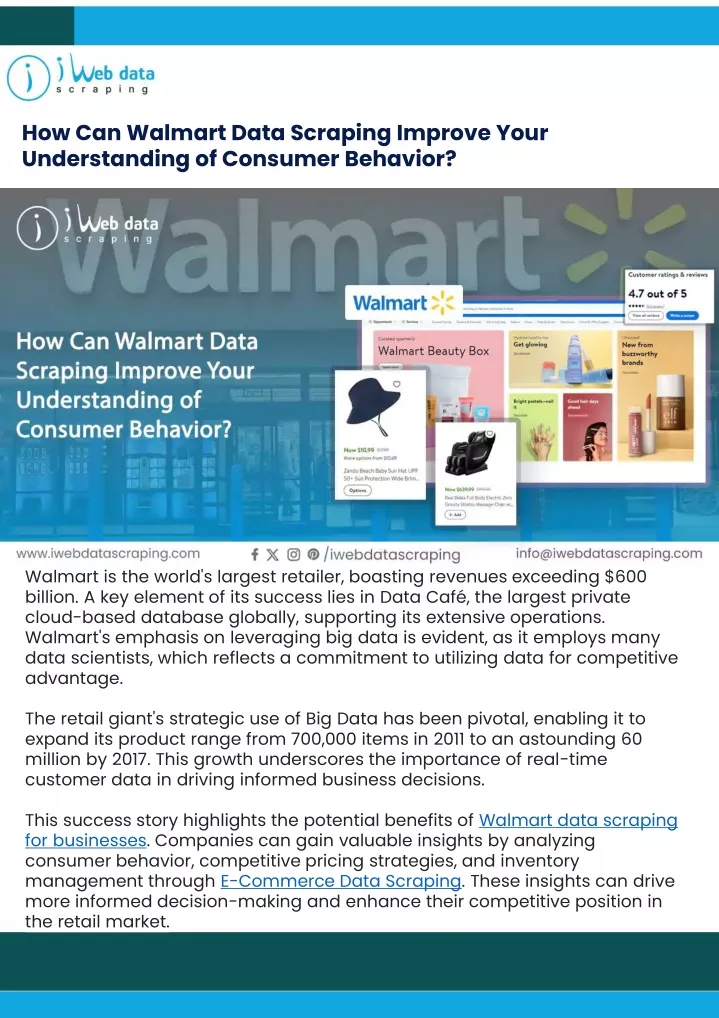 how can walmart data scraping improve your