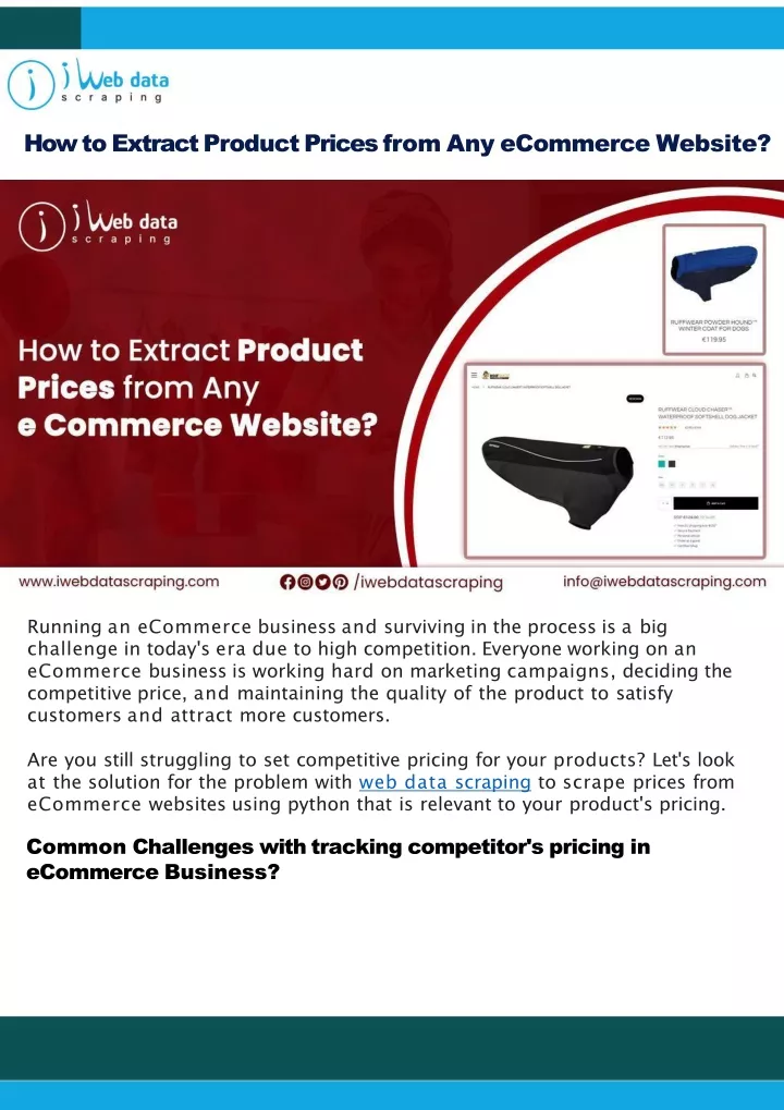 how to extract product prices from any ecommerce