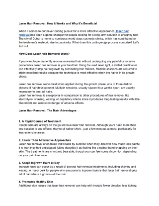 Laser Hair Removal_ How It Works and Why It_s Beneficial.docx