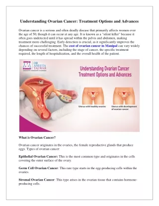 Understanding Ovarian Cancer Treatment Options and Advances