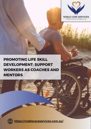 promoting life skill development support workers