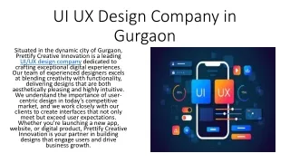 UI UX Design Company in Gurgaon
