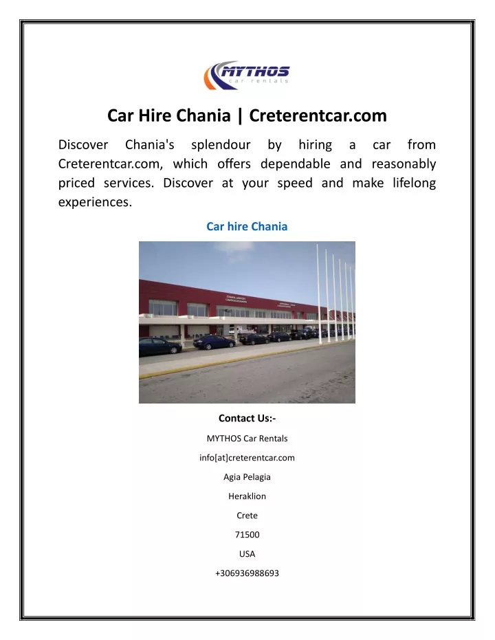 car hire chania creterentcar com