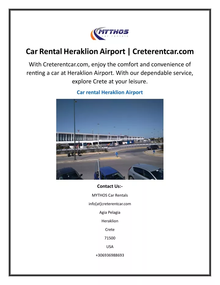 car rental heraklion airport creterentcar com