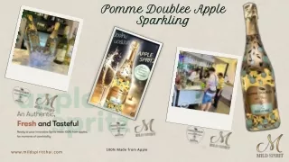 Pomme Doublee Apple Sparkling - Mild Spirit Thailand