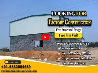 Factory Building In Erode