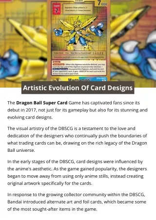 Artistic Evolution Of Card Designs
