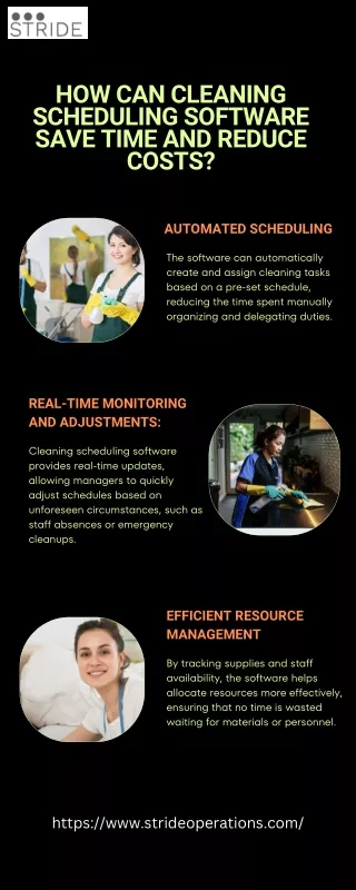 How can cleaning scheduling software save time and reduce costs