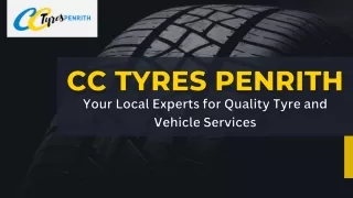 Your Local Experts for Quality Tyre and Vehicle Services