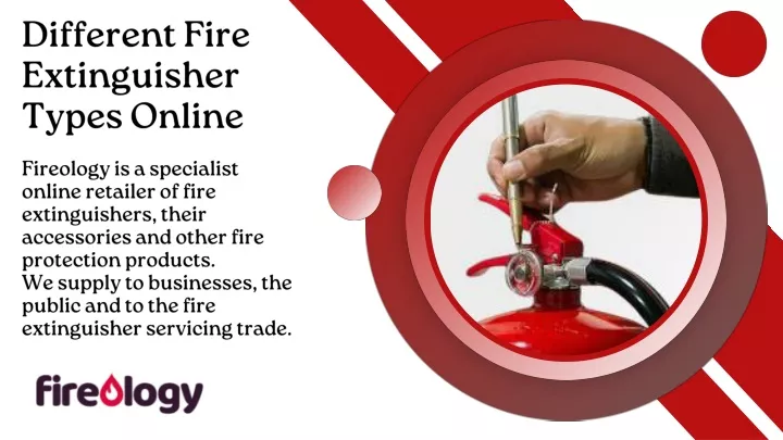 different fire extinguisher types online