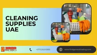 cleaning supplies uae pdf