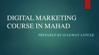 DIGITAL MARKETING IN MAHAD
