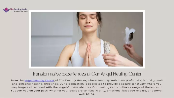 transformative experiences at our angel healing