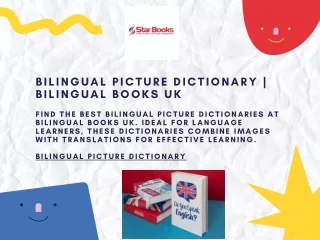 Bilingual Picture Dictionary  Bilingual Books UK