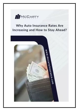 Why Auto Insurance Rates Are Increasing and How to Stay Ahead