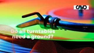 Do all turntables need a ground