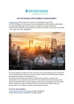 ION EXCHANGE ENVIRONMENT MANAGEMENT (1) - slide 1