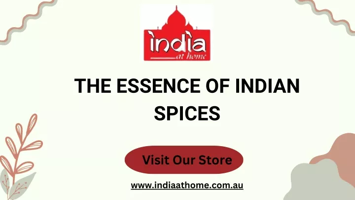 the essence of indian spices