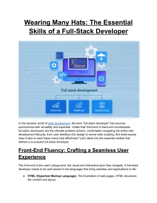 Wearing Many Hats_ The Essential Skills of a Full-Stack Developer