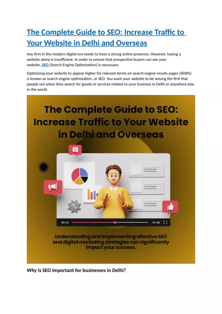 the complete guide to seo increase traffic